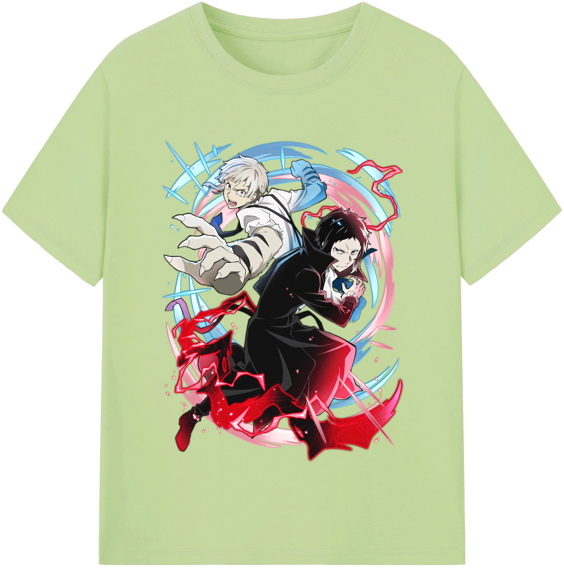 （画像用） 文豪ストレイドッグス Bungo Stray Dogs 綿100％半袖Tシャツ（フロントプリント）